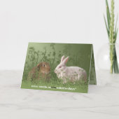 Twee konijnen Paas Kaart (Achterkant)