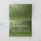 Twee konijnen Paas Kaart (Binnen)