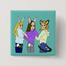 Twee konijntjes en een kat