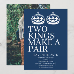 Twee koningen maken een paardenweddenschap aankondiging