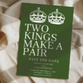 Twee koningen maken een paardenweddenschap aankondiging