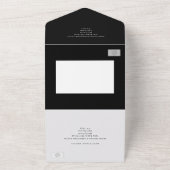 Twee koningen maken een paardenweddenschap all in one uitnodiging (Buitenkant)