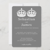 Twee koningen maken een parse kroonkroon met een g (Voorkant)