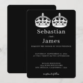 Twee koningen maken een parse kroonkroon met een g (Voorkant / Achterkant)