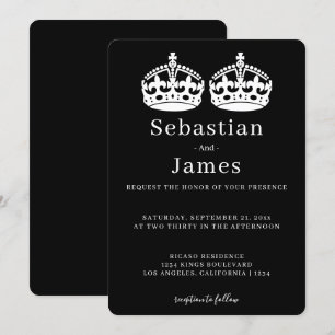 Twee koningen maken een parse kroonkroon met een g