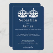 Twee koningen maken een parse kroonkroon met een g (Voorkant / Achterkant)