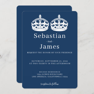 Twee koningen maken een parse kroonkroon met een g