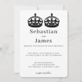 Twee koningen maken een parse kroonkroon met een g (Voorkant)