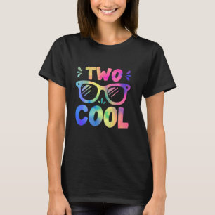 Twee kool 2e verjaardag cadeau 2 jaar oude jongen t-shirt