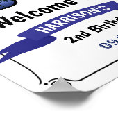 Twee kool boys 2e verjaardag poster (Hoek)