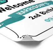 Twee kool boys 2e verjaardag poster (Hoek)