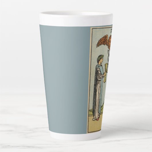 Twee kopjes Tarot Art Latte Cup (Voorkant)