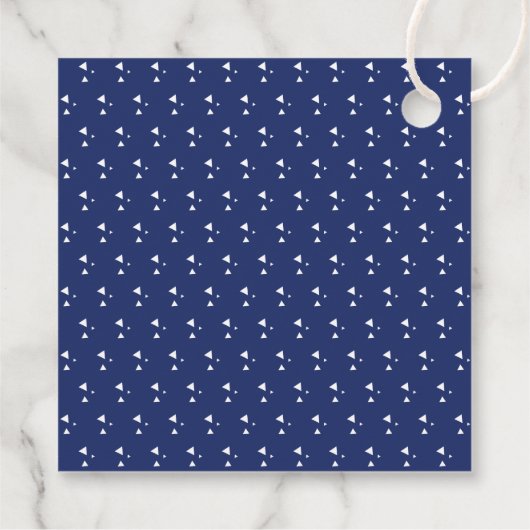 Twee koudebogen, tweede verjaardag bedankjes labels (Achterkant)