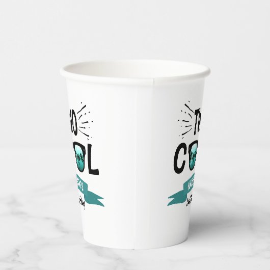 Twee koudebogen, tweede verjaardag papieren bekers (Rechts)