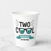 Twee koudebogen, tweede verjaardag papieren bekers (Voorkant)