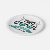 Twee koudebogen, tweede verjaardag papieren bordje (Gekanteld)