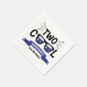 Twee koudebogen, tweede verjaardag servet (Hoek)