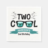 Twee koudebogen, tweede verjaardag servet (Voorkant)