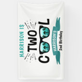 Twee koudebogen, tweede verjaardag spandoek (Verticaal)