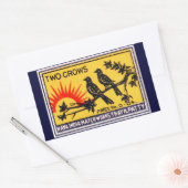 twee kraaien match label (Envelop)