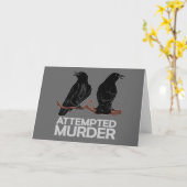 Twee Kraaien = Poging tot moord Kaart (Gele Bloem)