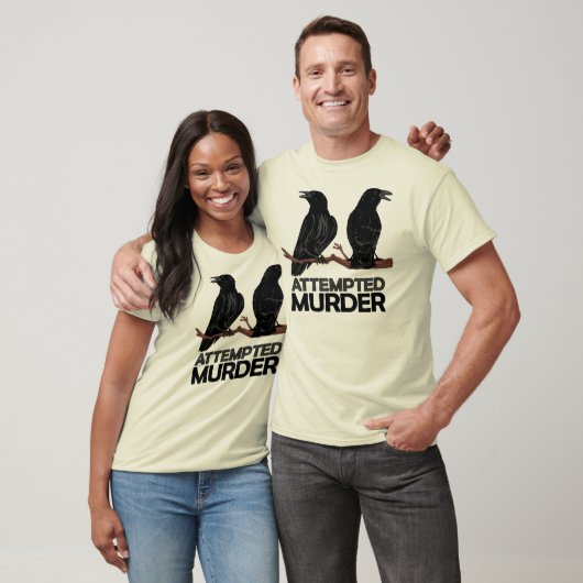 Twee Kraaien = Poging tot moord T-shirt (Unisex)