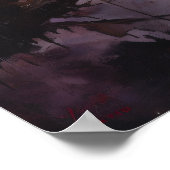 Twee kraaien zittend op een tak poster (Hoek)