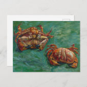 Twee krabben door Vincent van Gogh Briefkaart (Voorkant / Achterkant)