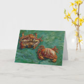 Twee krabben door Vincent van Gogh Kaart (Gele Bloem)