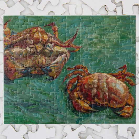 Twee krabben door Vincent van Gogh Legpuzzel