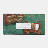 Twee krabben door Vincent van Gogh Poster Bureaumat (Keyboard & Muis)