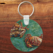 Twee krabben door Vincent van Gogh Sleutelhanger (Voorkant)