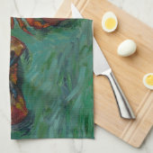 Twee krabben door Vincent van Gogh Theedoek (Quarter Fold)