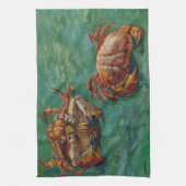 Twee krabben door Vincent van Gogh Theedoek (Verticaal)