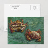 Twee krabben (F606) Van Gogh Fine Art Briefkaart (Voorkant / Achterkant)