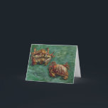 Twee krabben (F606) Van Gogh Fine Art Kaart<br><div class="desc">Twee krabben, Vincent van Gogh, Arles januari 1889. Olieverf op doek, 47 x 61 cm. Londen, Helly Nahmad Gallery. F 606, JH 1662 Vincent Willem van Gogh (Amsterdam, 30 maart 1853 - aldaar, 29 juli 1890) was een Nederlands kunstschilder. Sommige van zijn schilderijen behoren nu tot 's werelds bekendste, populairste...</div>