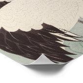 Twee kranen (1925-1936) van Ohara Koson Poster (Hoek)