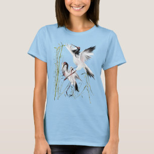 twee kranen in bamboe - Shirten T-shirt