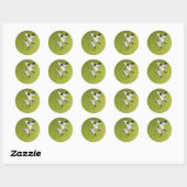 Twee kranen in bamboe Stickers (Vel)