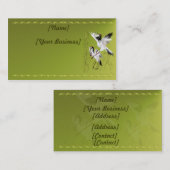 Twee kranen in Bamboo profilecard_business_horiz.. Visitekaartje (Voorkant / Achterkant)