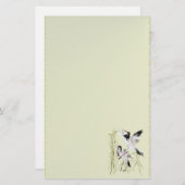 twee kranen in het briefpapier van Bamboe (Voorkant / Achterkant)