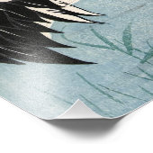 Twee kranen van Ohara Koson Foto Afdruk (Hoek)