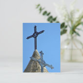 Twee kruisen briefkaart (Staand voorkant)