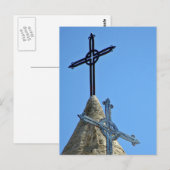 Twee kruisen briefkaart (Voorkant / Achterkant)