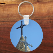Twee kruisen sleutelhanger (Voorkant)