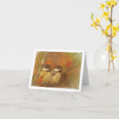 Twee kuikens kaart (Gele Bloem)