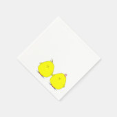 Twee kuikens servet (Hoek)