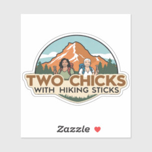 Twee Kuikens Sticker (Matte)