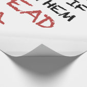 twee kunnen een geheim bewaren als één van hen doo cadeaupapier (Hoek)