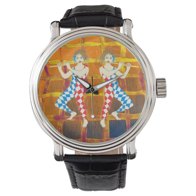 Twee kunstenaars horloge (Voorkant)